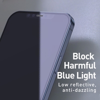 Folie protectie Flippy pentru iPhone 14 Plus, Sticla securizata, temperata, duritate 9H, Privacy 360 Anti-Blue Ray, Transparenta, Protectie Completa