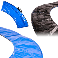 Protectie arcuri trambulina 183 cm, cu umplutura din spuma 1.5 cm, albastru