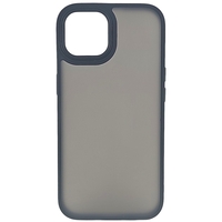 Husa de Protectie, Vafy, pentru iPhone 15, Satin Matte, din PC, Negru