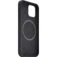 Husa protectie Vafy compatibila cu iPhone 14 Pro Max, Liquid MagSafe, ring-shaped, magnetica, Negru