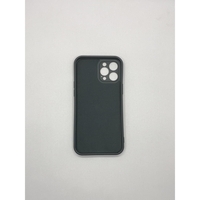 Husa protectie Vafy compatibila cu Apple iPhone 12 Pro Max Liquid Silicone Ring cu suport rotativ Negru