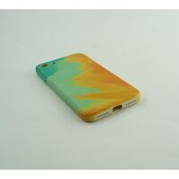 Husa protectie Vafy compatibila cu Apple iPhone 7/8G/SE2020 Tpu Ombre, Verde/Portocaliu