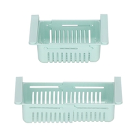Organizator frigider, model cos extensibil, 16x28.5cm, menta