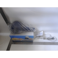 Mixer Electric fara Fir, Flippy, Mixer pentru Oua Smantana Frisca, Maner Plastic, Usor de Utilizat si Depozitat, 20 x 8.5 x 14.5 cm, Albastru Inchis