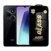 Folie de Protectie pentru Xiaomi Redmi 14C, Vafy, Sticla Securizata ESD, Margini Negre, Rezistenta la Zgirieturi, Antistatica, 0.35 mm, Transparenta