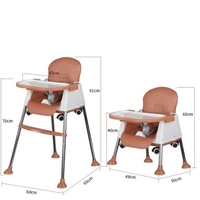 Scaun de Masa Pliabil 3in1, Flippy, Reglabil, Multifunctional, 3 Pozitii, Masuta si Husa Detasabile, Roti, Centura de Siguranta, Ajustare Inaltime