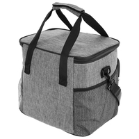 Geanta termoizolanta 18L, cu buzunare exterioare si curea reglabila, 29x23x27 cm, gri