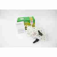 Sectiune Instalatie de Craciun, Flippy®, Tip Turturi, 5 m, 143 LED-uri, cu Flash, Fir Alb, Lumina Alb Rece, IP44, Interconectabila