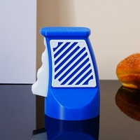 Desfacator Doze, Vafy, din ABS, 10.7 x 8 cm, Manual, Albastru Inchis/Alb