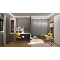 Riflaj MDF decorativ LDA PREMIUM de tip Panou Acustic, Alb Mat, 260x40 cm