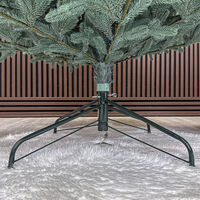 Brad artificial Christmas Deluxe by Sersimo, Viena Select argintiu, integral 3D, 230cm