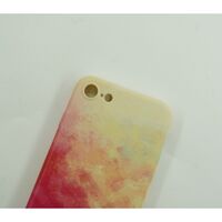 Husa protectie Vafy compatibila cu Apple iPhone XR Tpu Ombre, Roz/Galben