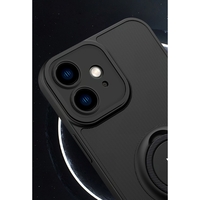 Husa Telefon Eagle Eye, Vafy, Compatibila Samsung A52 5G, cu Suport Auto Magnetic si Inel, Negru