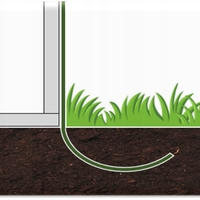 Sera de gradina, tip tunel cu cadru metalic, 300x600cm, verde, 18 mp