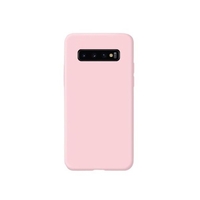 Husa protectie Vafy compatibila cu Samsung Galaxy S10 Liquid Silicone Case Roz