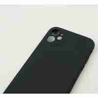 Husa protectie Vafy compatibila cu Samsung Galaxy A02S Liquid Silicone Case Negru