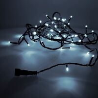 Instalatie Craciun Profesionala de Exterior IP65, 236 m, 2360 Led-uri Mari ,Liniara, Alb rece, Interconectabila, Prelungitor 6.5 m inclus, Fir Negru, Vafy
