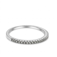 Inel Eternity Argint 925 cu Micro-Pavé de Zirconiu, Jolie Silver, Mărime 54