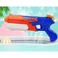 Pistol cu Apa pentru Copii, Rezervor, Pentru Piscina/Plaja, Flippy, 6ani+, Bleumarin/Rosu, 300ML