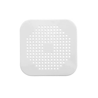 Filtru Chiuveta, Vafy, Anti-infundare, cu Ventuze, 14.5 x 14.5 cm, Flexibil, Alb