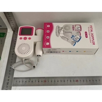 Monitor Fetal Doppler, Vafy, Monitorizare Sarcina, Ritm Cardiac, Ecran LCD 4.5 cm, 2 x Baterii AA (neincluse), Portabil, din ABS, 12.8 x 9.6 x 3