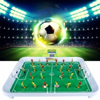 Joc fotbal de masa cu jucatori pe arc, set complet cu 22 figurine si tabla de scor, 50x37x13 cm