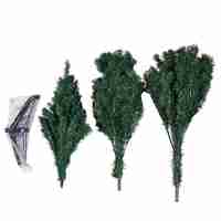 Brad de Craciun artificial cu suport inclus Flippy, 155 cm, 600 ramuri/varfuri, material plastic, suport clasic, fara iluminare, utilizat pentru interior/exterior, verde