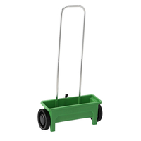 Distribuitor manual pentru seminte si ingrasamant cu reglaj 10 trepte, rezervor 12 litri, 110x57 cm