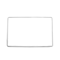 Husa de Protectie Margini Ecran Frontal Tesla, Flipp, Compatibil cu Tesla Model 3/Y, din TPE, Alb