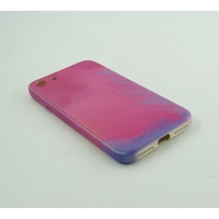 Husa protectie Vafy compatibila cu Apple iPhone 12 Pro Max Tpu Ombre, Roz/Mov