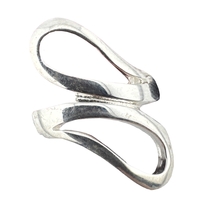 Inel pentru Dama Argint 925, Jolie, Model Sarpe Dublu 5.2 gr, Marimea 58, 2.5 x 2 cm, Argintiu