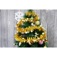 Beteala Craciun, Flippy, auriu, marimea: 2 m x 9 cm x 9 cm material:folie PVC, interior/exterior