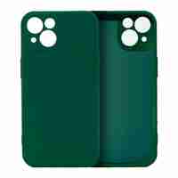 Husa pentru Samsung Galaxy S22 Ultra, Vafy, Liquid Silicone, cu Microfibra pe interior, Protectie Antisoc, Verde inchis