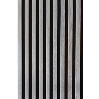 Riflaj MDF decorativ LDA PREMIUM de tip Panou Acustic, Stejar Grafit, 260x40 cm