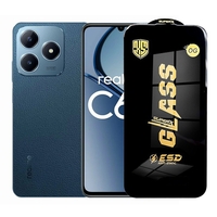 Folie de Protectie pentru Realme C63, Vafy, Sticla Securizata ESD, Margini Negre, Rezistenta la Zgirieturi, Antistatica, 0.35 mm, Transparenta