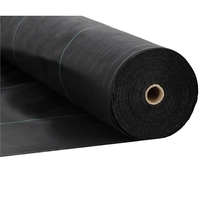 Folie agrotextil, mulcire, antiburuieni, filtru UV, 10 x 1.1metri, 70g/m2, negru