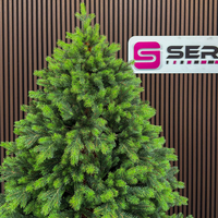 Brad artificial Sersimo, Hollandia, verde cu varfuri verzi, integral 3D, 210 cm