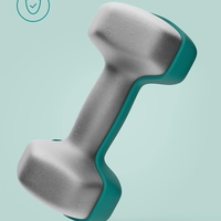 SONGMICS Set gantere fitness hex 2x3 kg, antiderapante, din fier invelit in vinil, verde