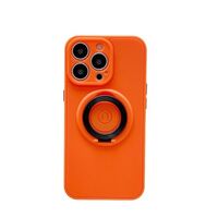 Husa protectie Vafy compatibila cu Apple iPhone 13 Pro Max Mag Safe Silicone Portocaliu