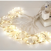 Instalatie Craciun, Tip Perdea IP44, 3m x 1m, 100 Led-uri, Alb cald, USB si telecomanda cu 8 functii, Vafy