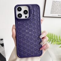 Husa de Protectie TPU, Vafy, pentru Samsung Galaxy S23 Ultra, 3D Cube, cu Inel, Protectie Camera, Antisoc, Antizgariere, Antialunecare, Acoperire Completa, Mov