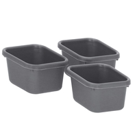 Organizator sertar bucatarie, 8 piese, gri