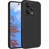 Husa de Protectie Matte TPU, Vafy, pentru Xiaomi Redmi 12 Pro, Protectie Camera, Antisoc, Antizgariere, Antialunecare, Acoperire Completa, Negru