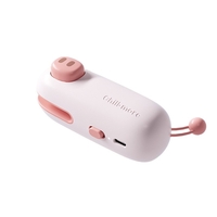 Aparat de Sigilat Ambalaje, Flippy, Incarcare USB Tip C, 400 mAh, 10.2 x 3.7 x 4.3 cm, Model Porc, Roz