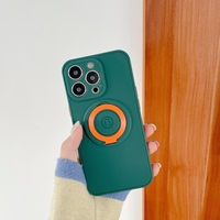 Husa protectie Vafy compatibila cu Apple iPhone 13 Mini Mag Safe Silicone Verde