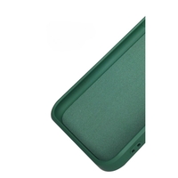 Husa pentru Samsung Galaxy S22 Ultra, Vafy, Liquid Silicone, cu Microfibra pe interior, Protectie Antisoc, Verde inchis