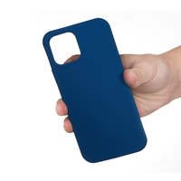 Husa protectie Vafy compatibila cu Samsung A32 5G Liquid Silicone Case Albastru
