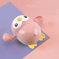 Jucarii de baie pentru copii, Flippy, pinguinul roz