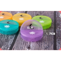 Cutie Depozitare Medicamente, Flippy, 7 Zile, 14 Compartimente, Cutie Suport, Recipiente Detasabile, Portabila, Multicolor, 17.5x11x9.5 cm
