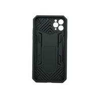 Husa de protectie Vafy pentru Apple iPhone 12 Defender Sergeant Brave cu suport, Negru